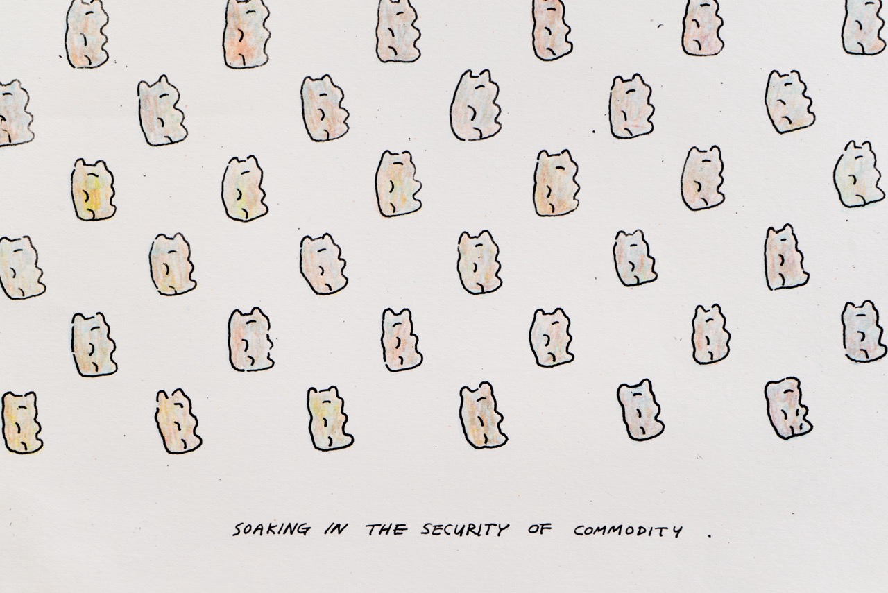 drawing of gummy bears